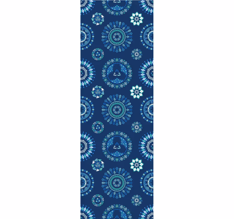 Blind teens blue abstract design - TenStickers