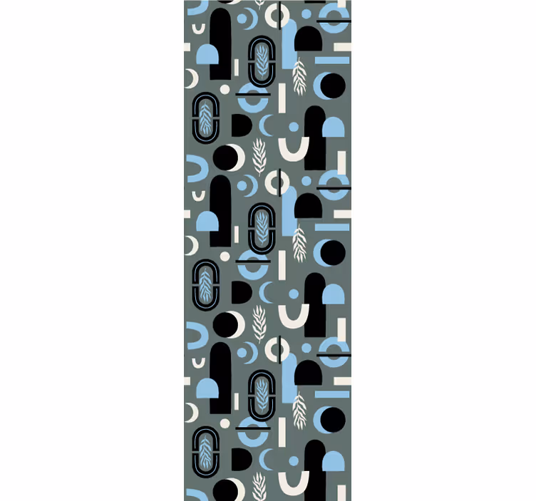 Modern blind geometric shapes collage - TenStickers