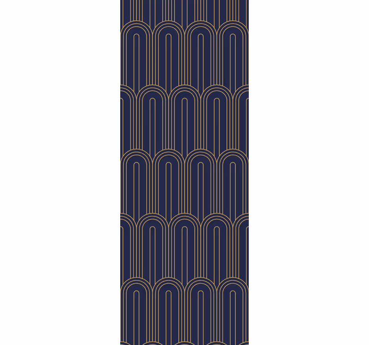 Modern blind with arched line design - TenStickers