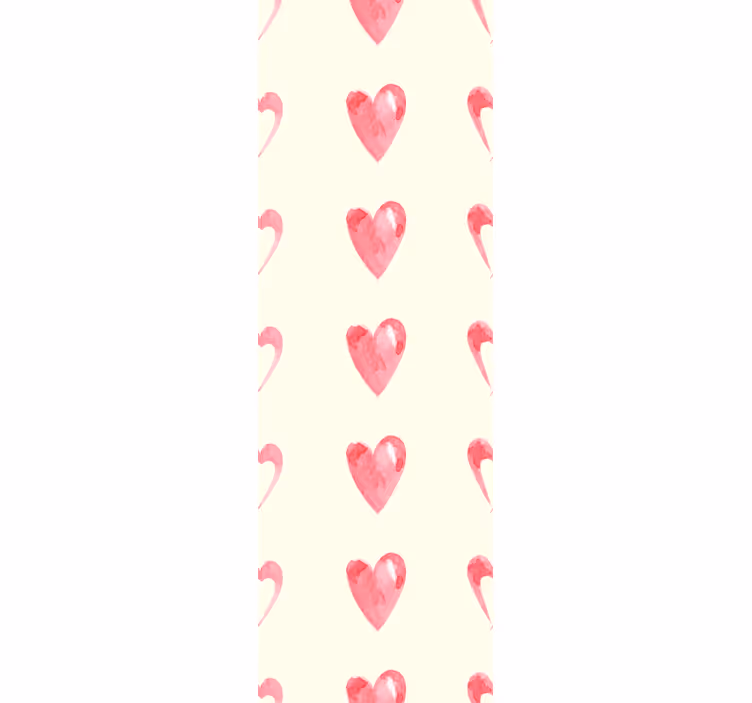 Modern blind with wasted hearts pattern decor - TenStickers