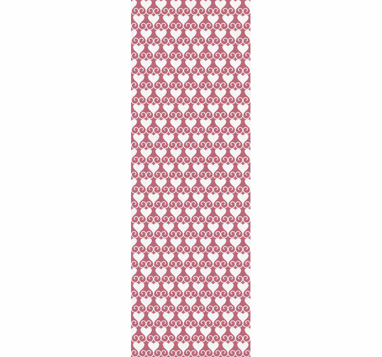 Modern blind patterned decor with tangled hearts - TenStickers