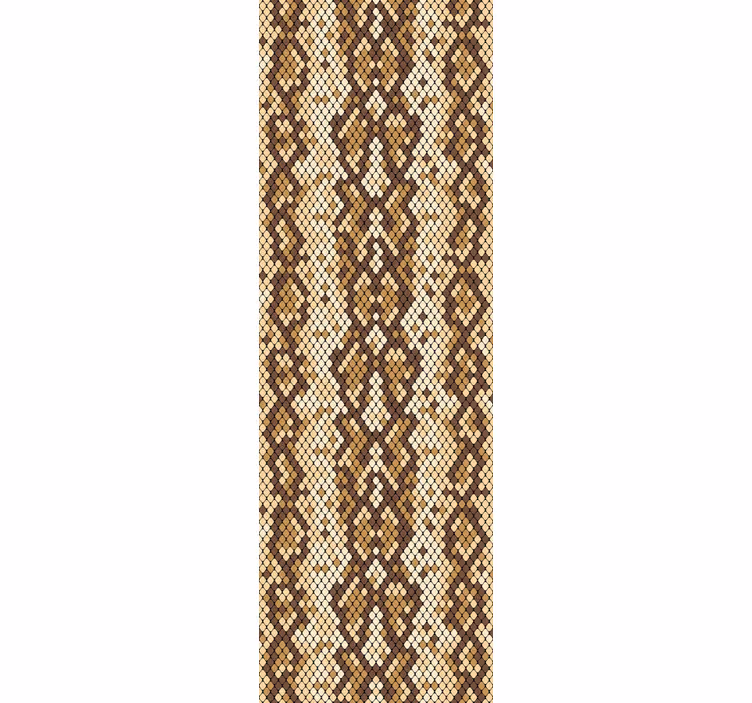 Modern blind with snake skin design - TenStickers