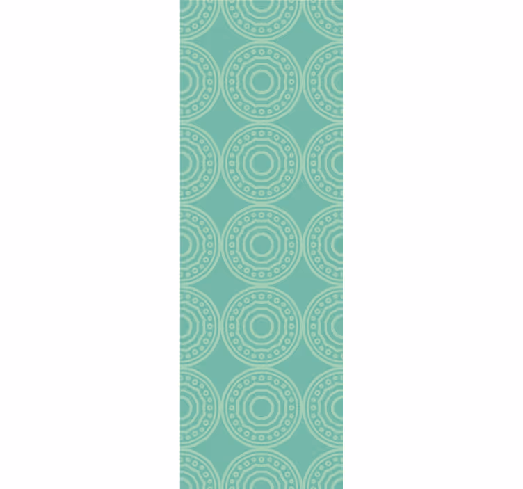 Modern blind eclectic circle pattern design - TenStickers