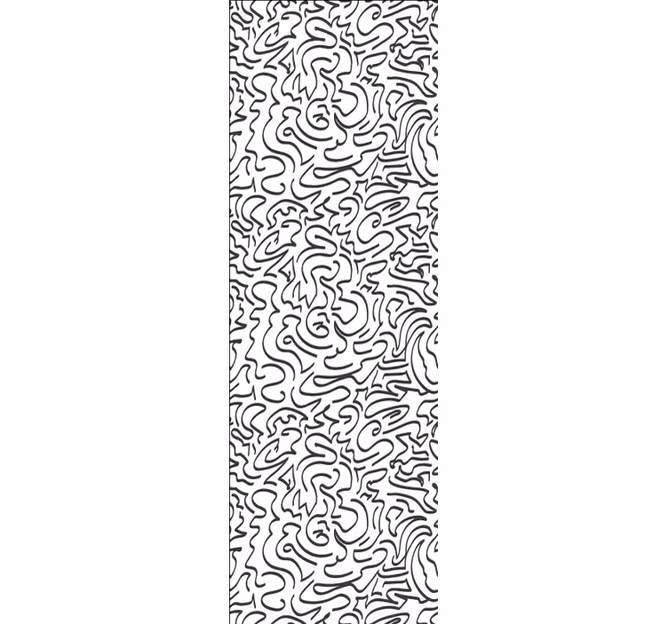 Modern blind with breeze-inspired patterns - TenStickers