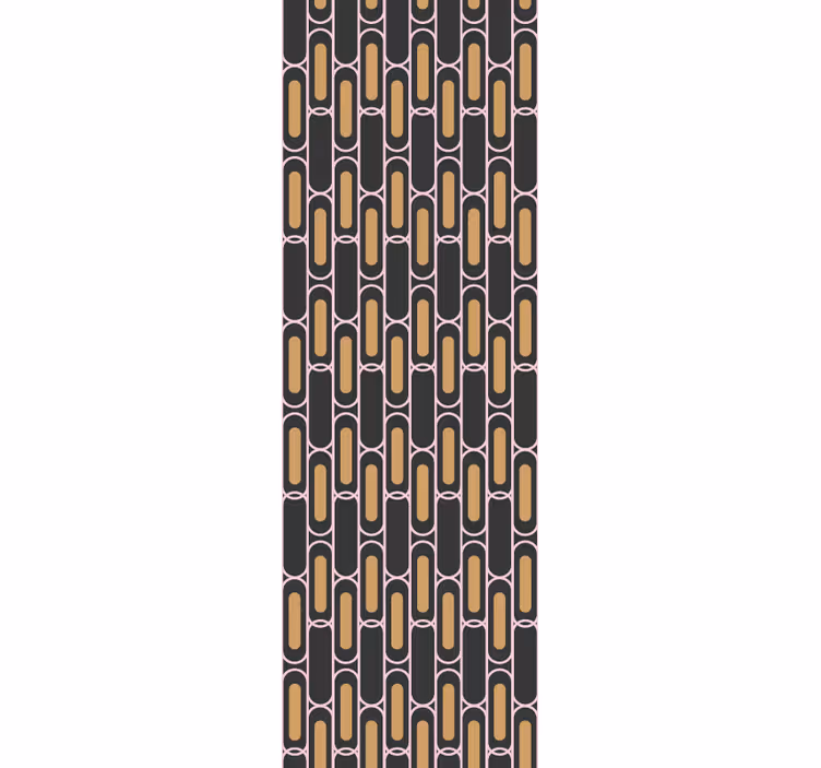 Modern blind in brown and pink vertical stripes - TenStickers