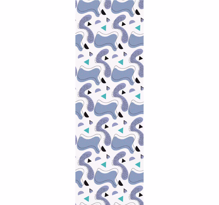 Modern blind in memphis color model on white background - TenStickers