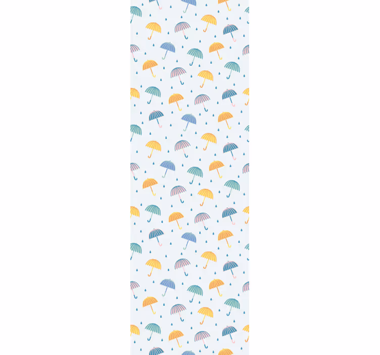 Modern blind colorful umbrellas cartoon design - TenStickers
