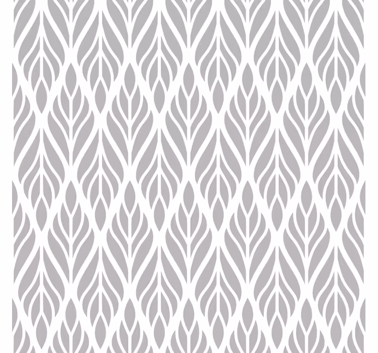Modern blind ethnic floral grey design - TenStickers