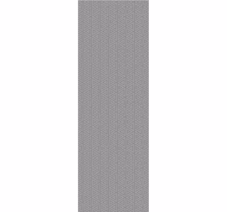 Modern blind in textured grey triangles - TenStickers