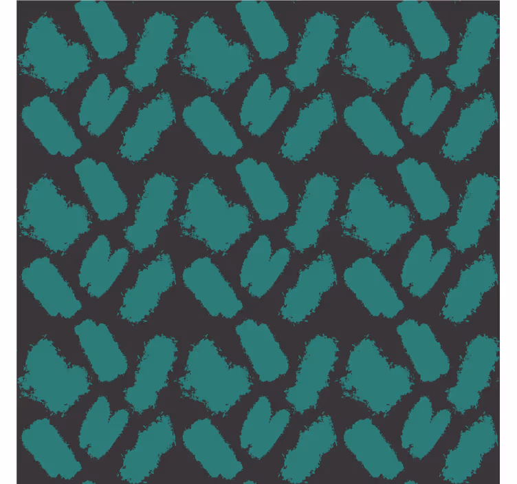 Modern blind in black and green paint - TenStickers