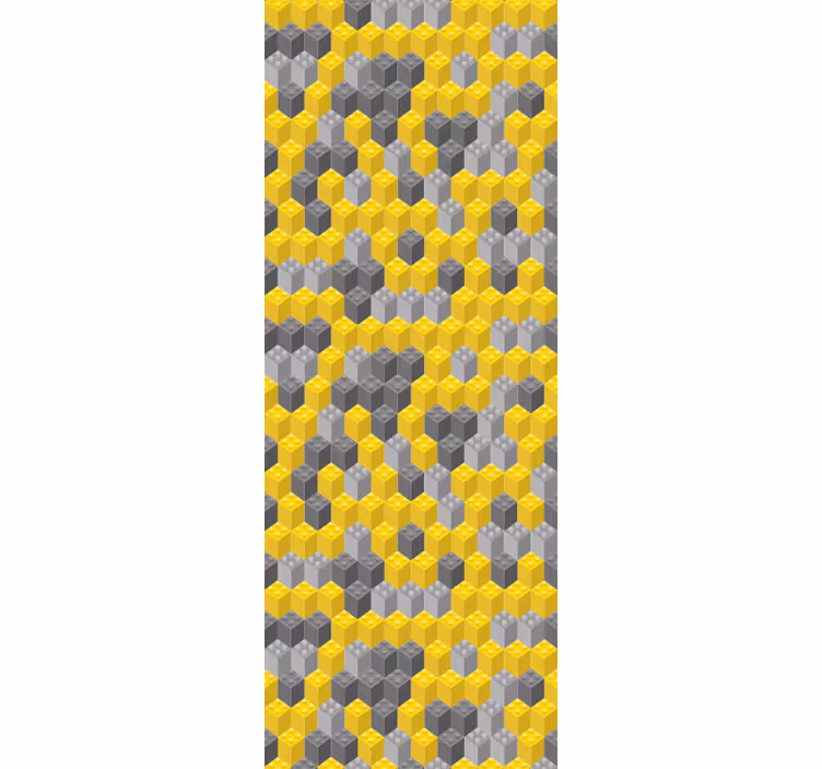 Modern blind in pantone building blocks colors - TenStickers