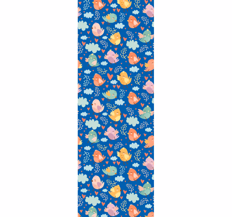 Modern blind with cute flying birds design - TenStickers
