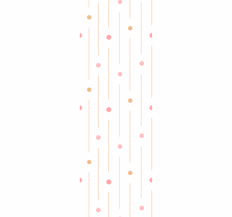 Modern blind colourful dots and lines design - TenStickers