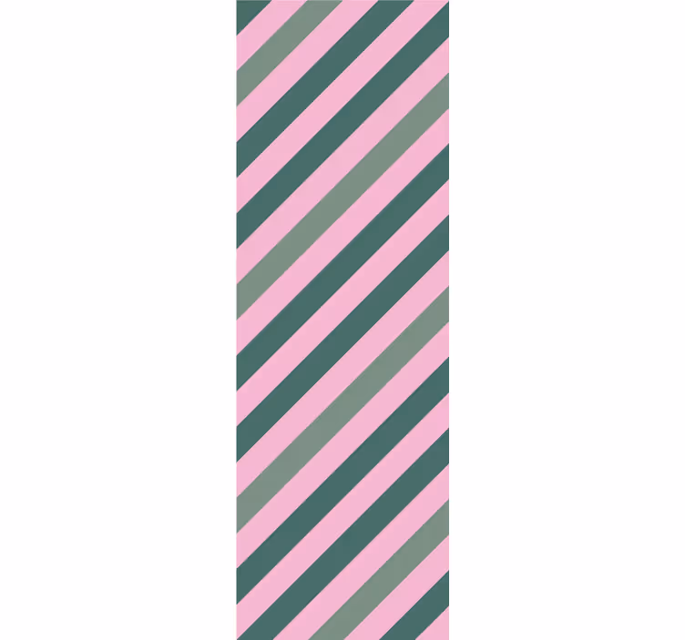 Modern blind in pastel pink and green color block - TenStickers