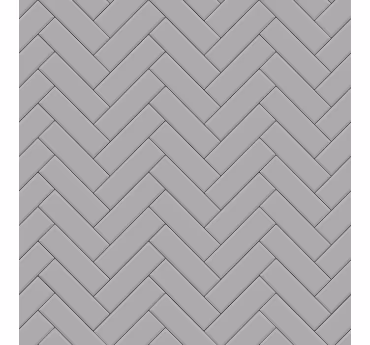 Blind grey herringbone pattern tiles - TenStickers