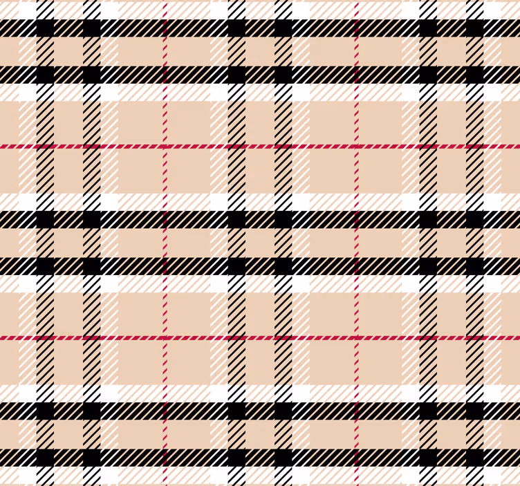 Blind pink burberry tartan - TenStickers