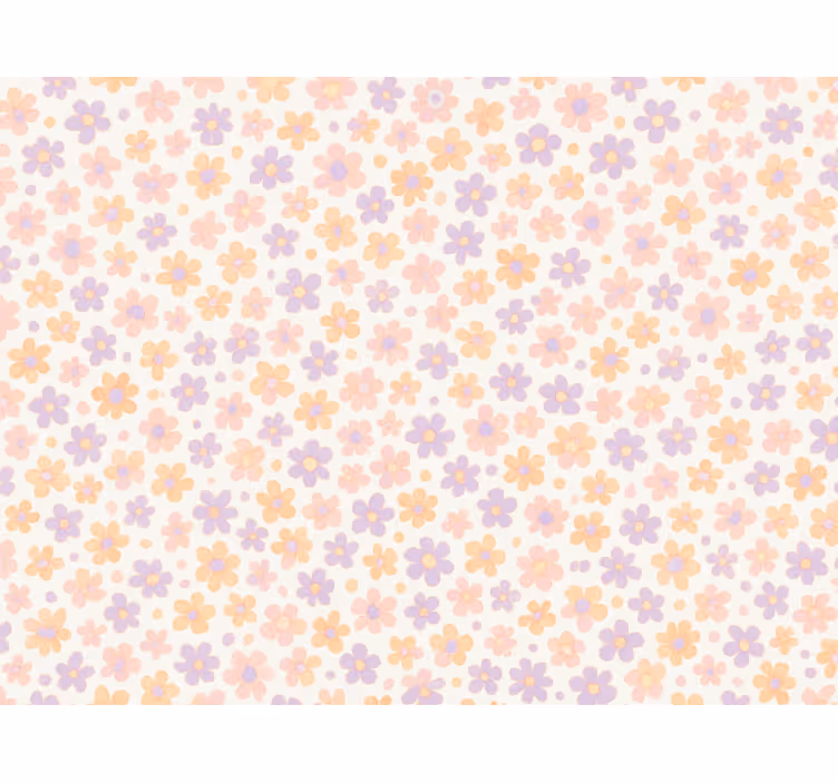 Blind pink small pastel blooms - TenStickers