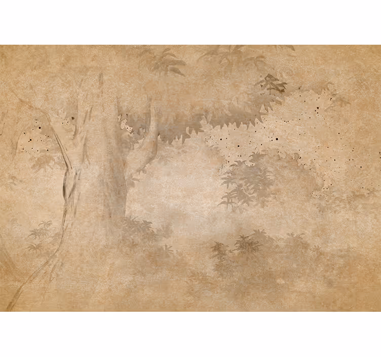 Blind kitchen vintage rainforest landscape - TenStickers