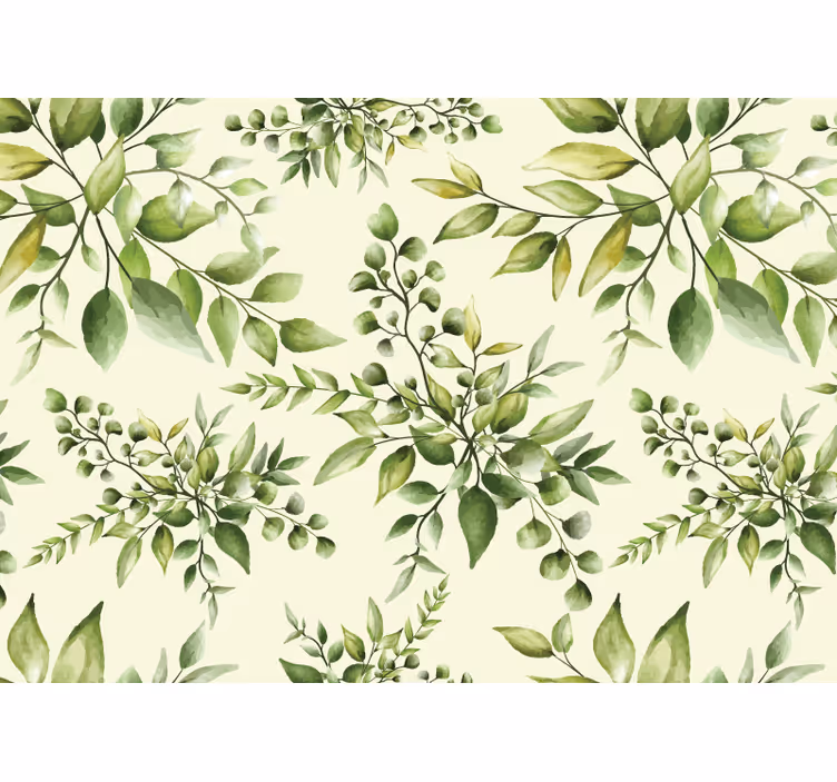 Blind kitchen tropical lush foliage - TenStickers
