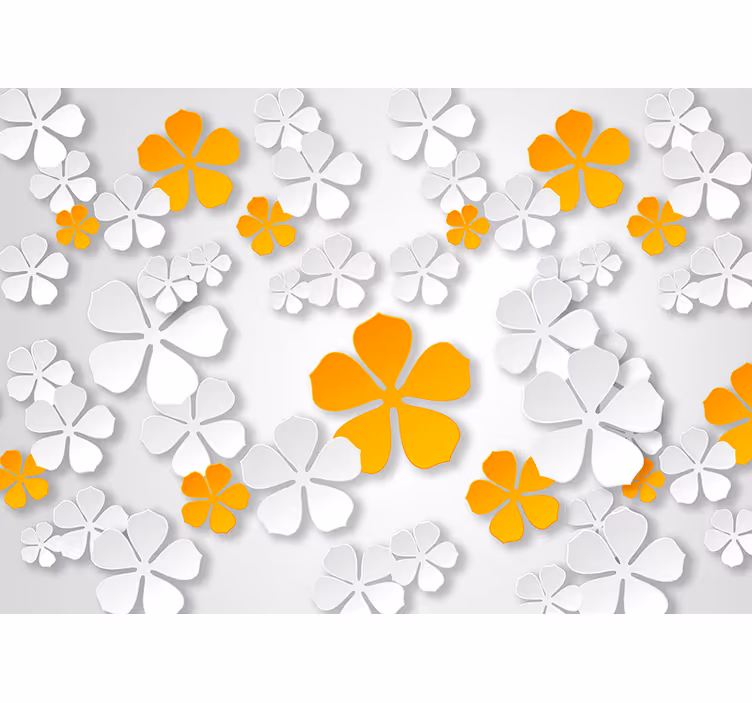 White window blind with vibrant contrast - TenStickers