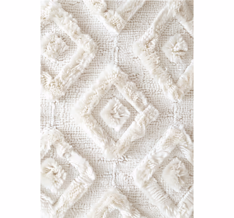 White window blind with diamond pattern design - TenStickers