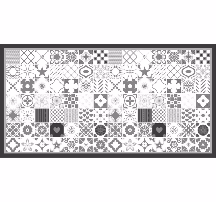 Blind grey trujillo grey tiles - TenStickers