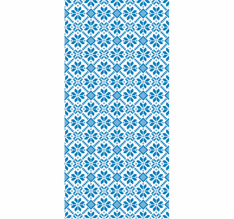 Blind blue blue tile pattern - TenStickers