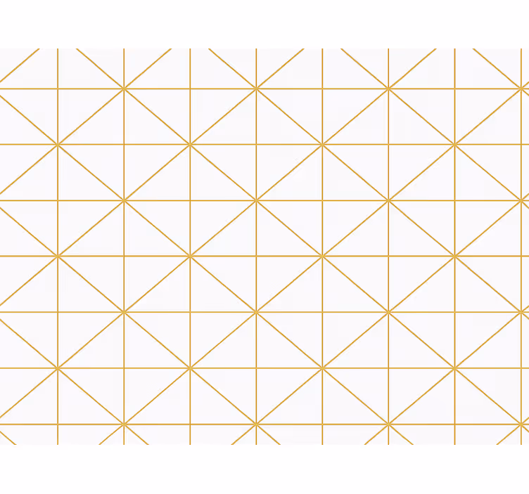 Modern blind in gold geometric design - TenStickers