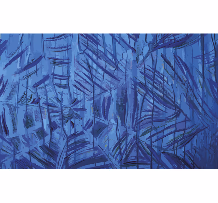 Blind blue blue ink spiderweb - TenStickers