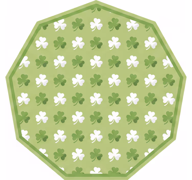 Blind green shamrock stripe design - TenStickers