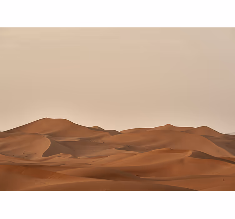 Living room blind inspired by desert sand dunes - TenStickers