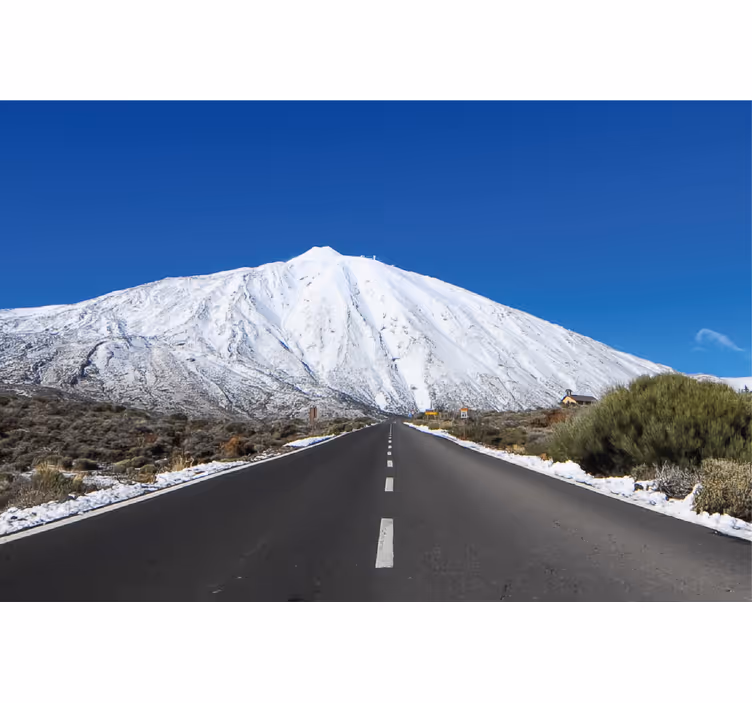 Living room blind road to teide - TenStickers
