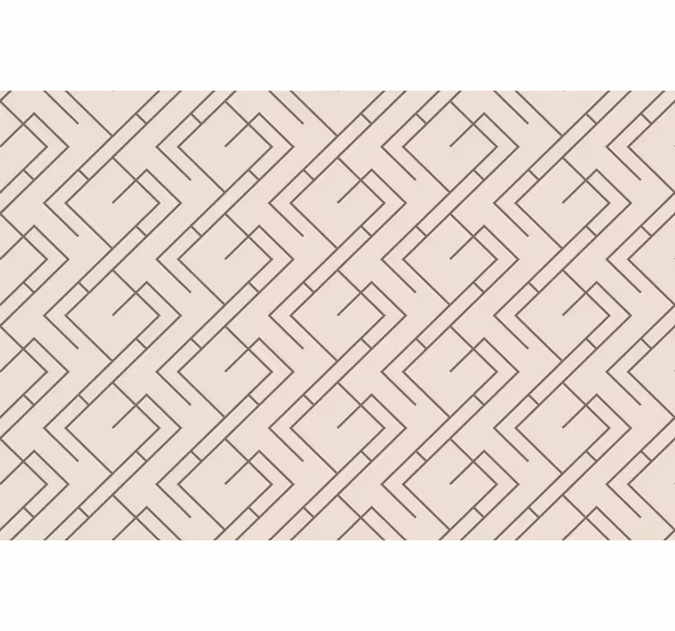 Living room blind mid-century modern design - TenStickers