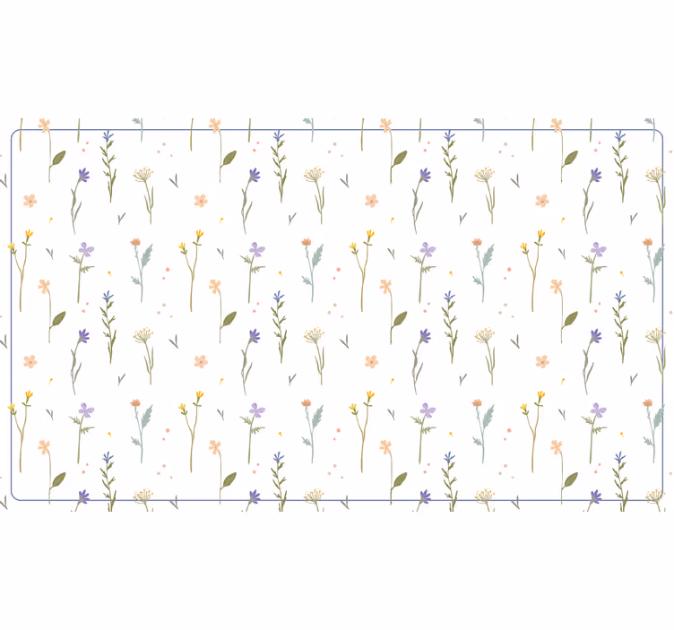 White window blind with delicate spring twigs - TenStickers