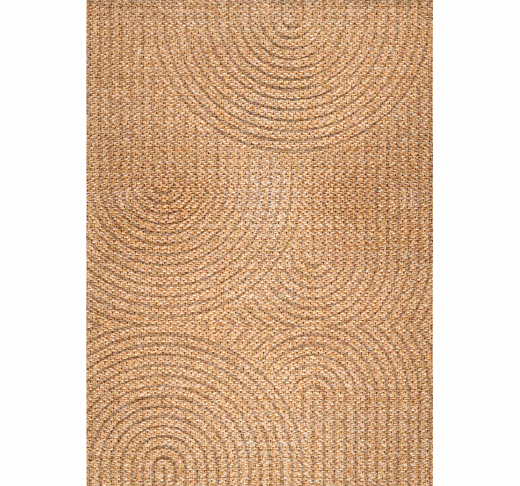 Blind beige arc effect fabric - TenStickers