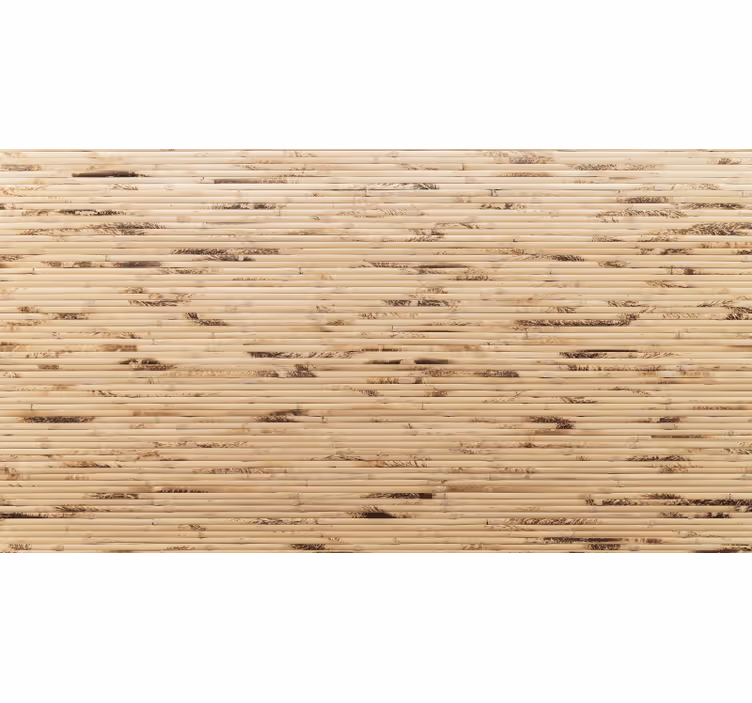 Blind beige horizontal light brown wooden sticks - TenStickers