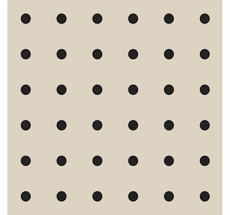 Blind beige beige polka dot pattern - TenStickers