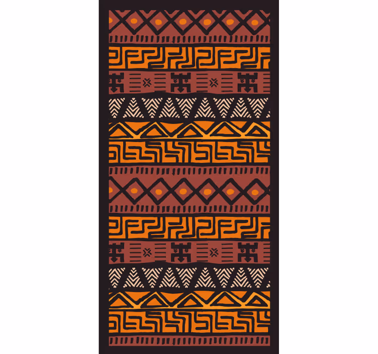 African style blind bedroom decor for cozy spaces - TenStickers