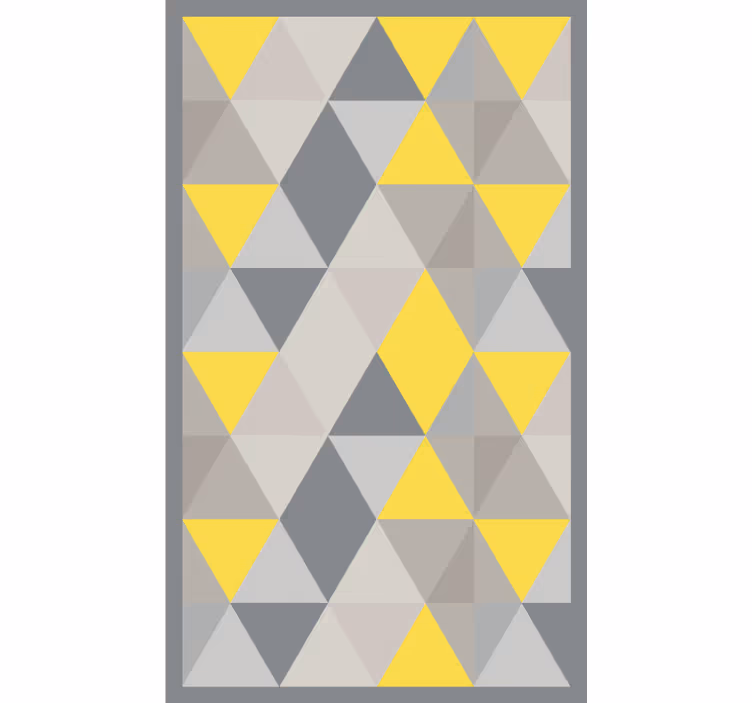 Blind bedroom pantone triangles design - TenStickers