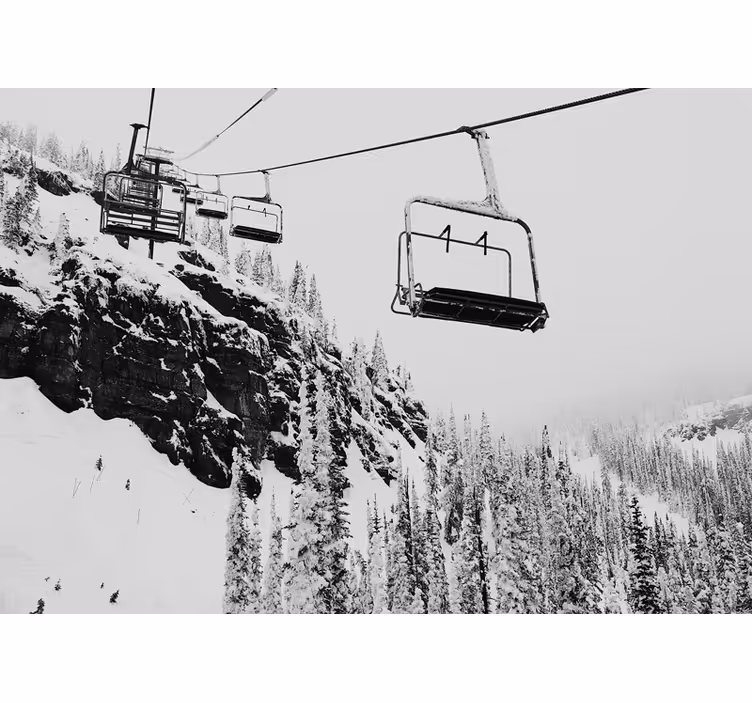 Blind grey cable car color palette - TenStickers