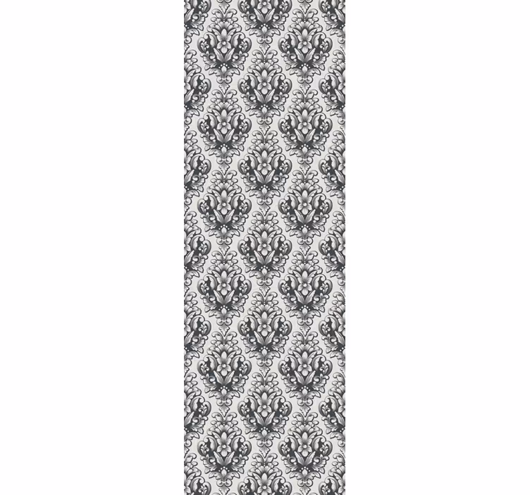 Retro roller blind elegant botanical designs - TenStickers