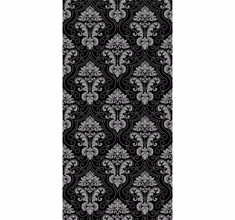 Retro roller blind elegant baroque style - TenStickers