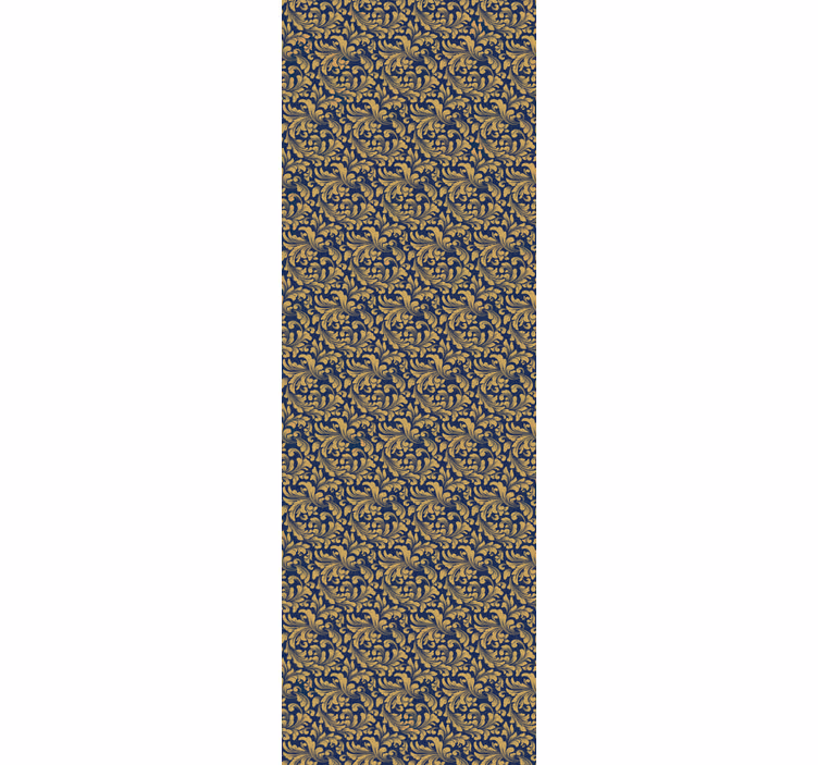 Retro roller blind in classic modern baroque style - TenStickers