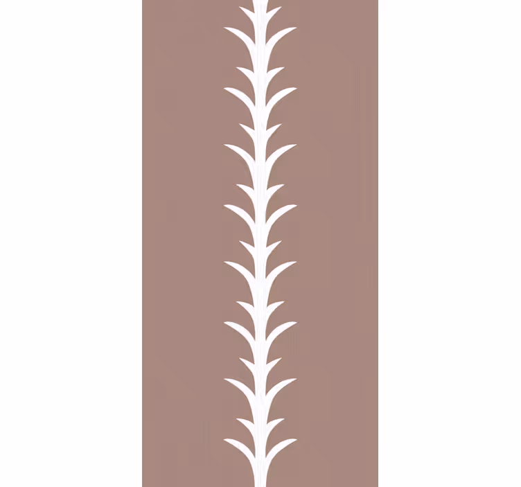 Retro roller blind new nostalgia vertical pattern - TenStickers