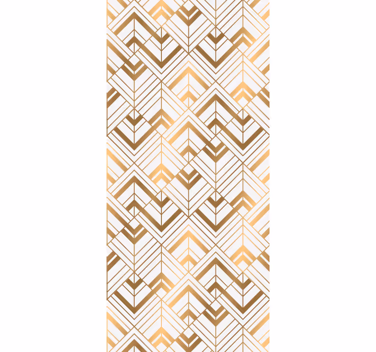 Retro roller blind with diamond art decor pattern - TenStickers