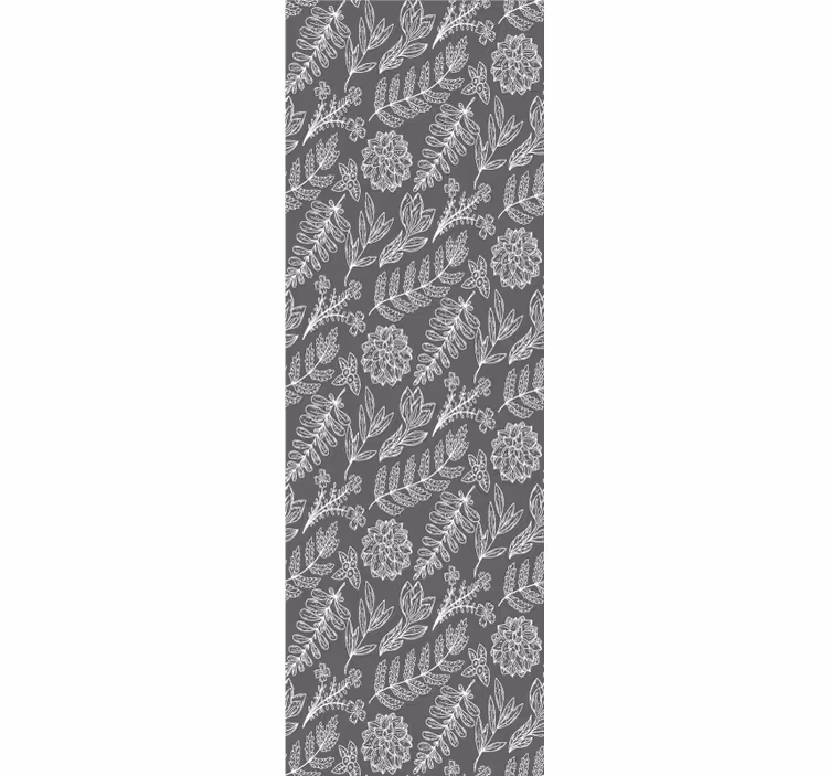 Retro roller blind french provincial garden design - TenStickers