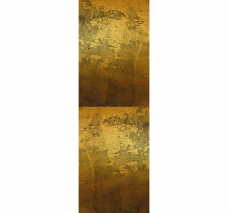 Retro roller blind in raw golden retangled pattern - TenStickers