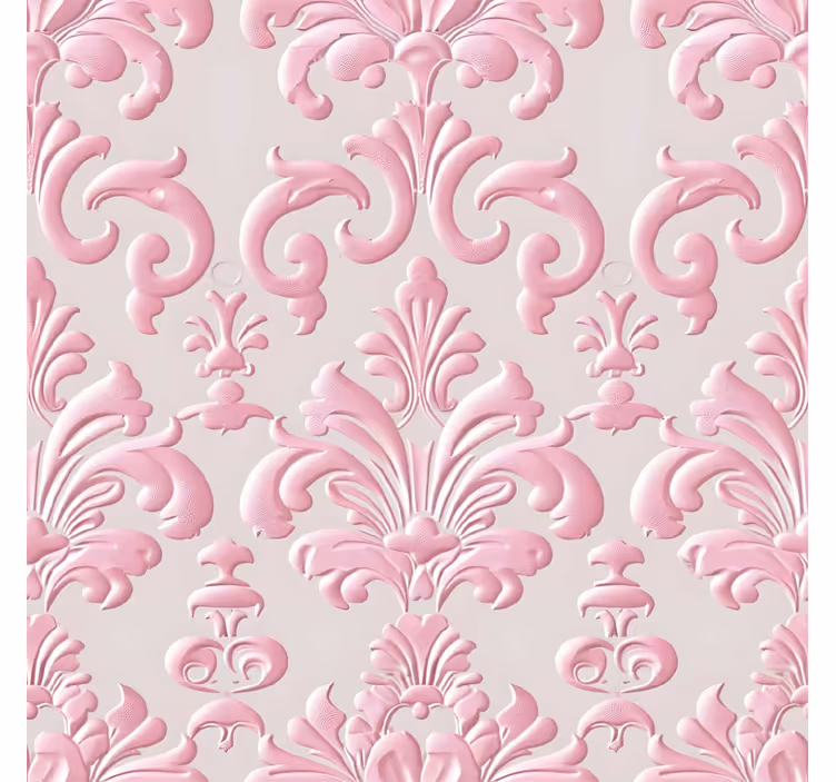 Retro roller blind in pink pattern - TenStickers