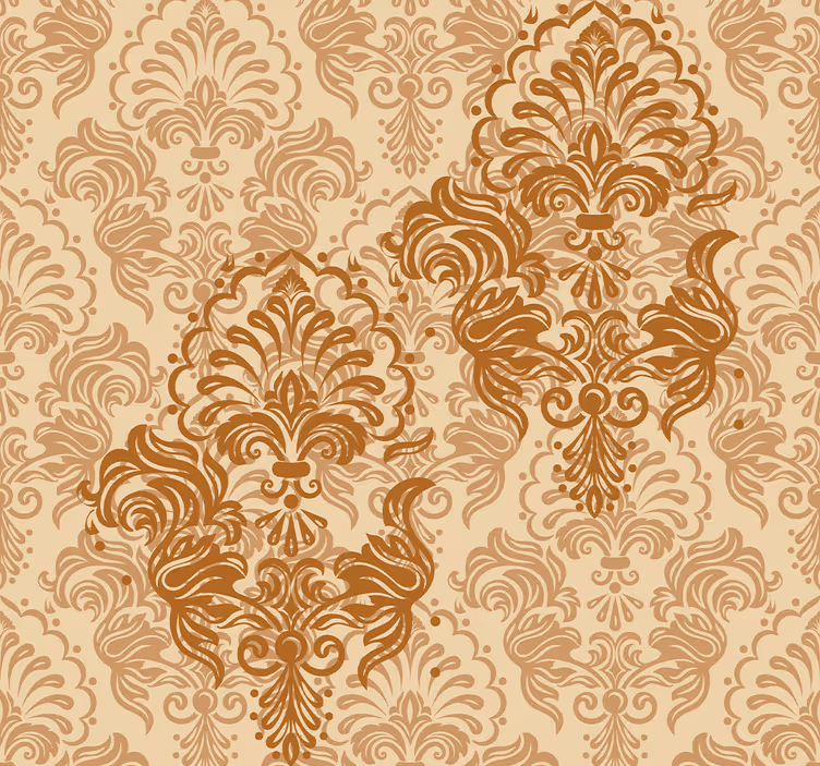 Retro roller blind in warm faded colors - TenStickers