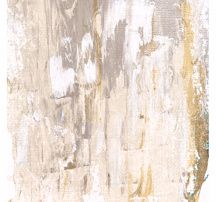Living room blind abstract white forest art - TenStickers